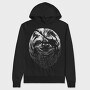 Blindfold Sloth Portrait, Hanorac Oversize Barbati (Unisex)