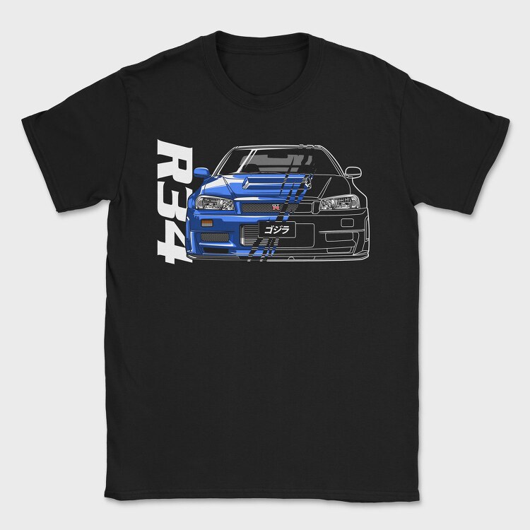 R34, Tricou Barbati (Unisex)