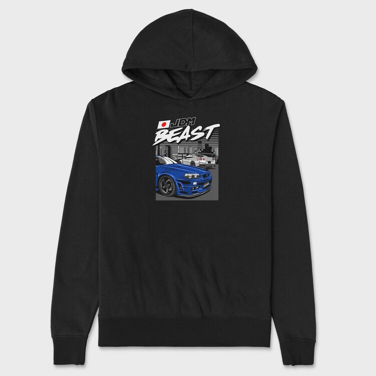 R34 & R35 JDM, Hanorac Oversize Barbati (Unisex)