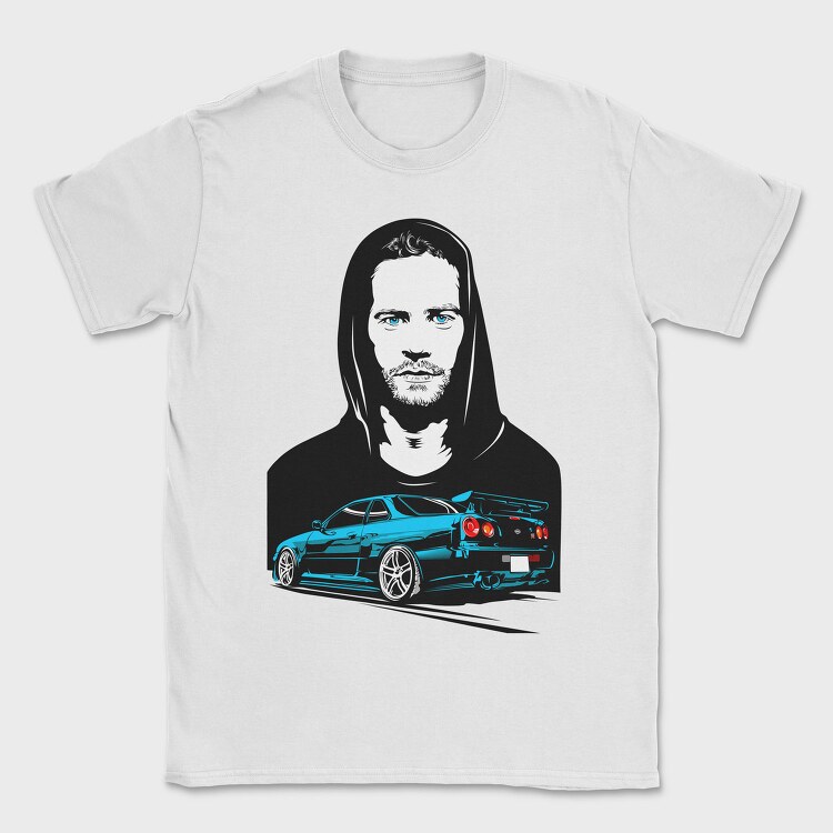 PAUL WALKER, Tricou Barbati (Unisex)