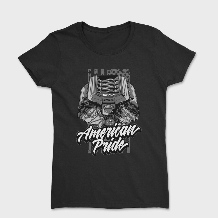 MUSTANG COYOTE ENGINE, Tricou Femei