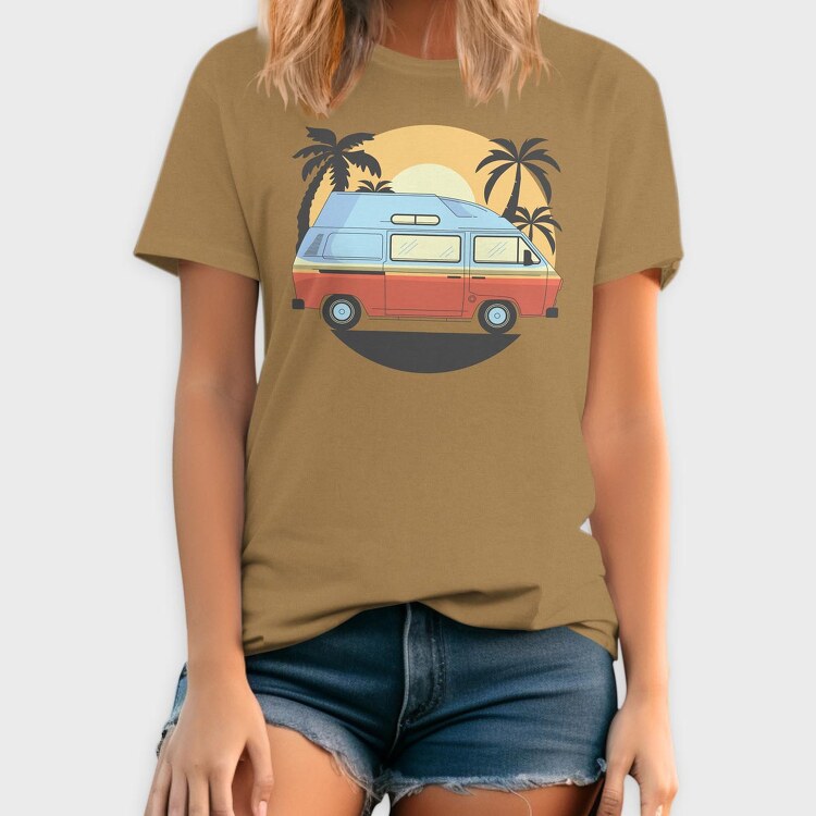 Camper Van, Tricou Barbati (Unisex)