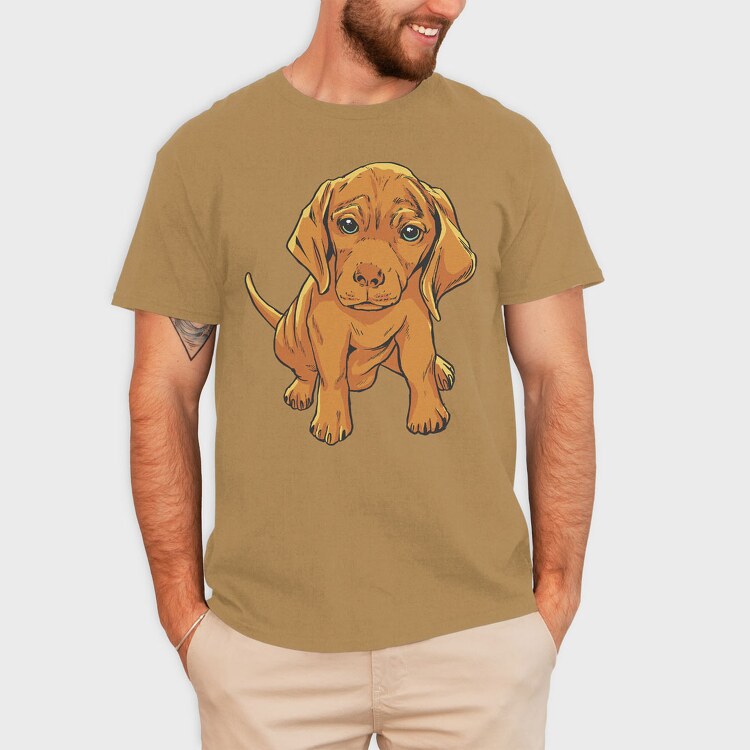 Vizsla Puppy, Tricou Barbati (Unisex)