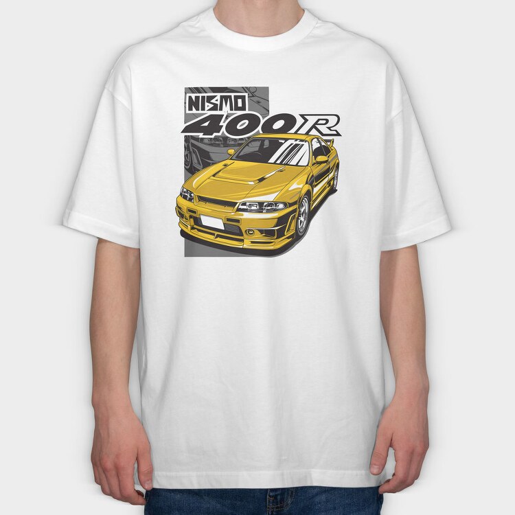 NISMO 400R, Tricou Oversize Barbati (Unisex)