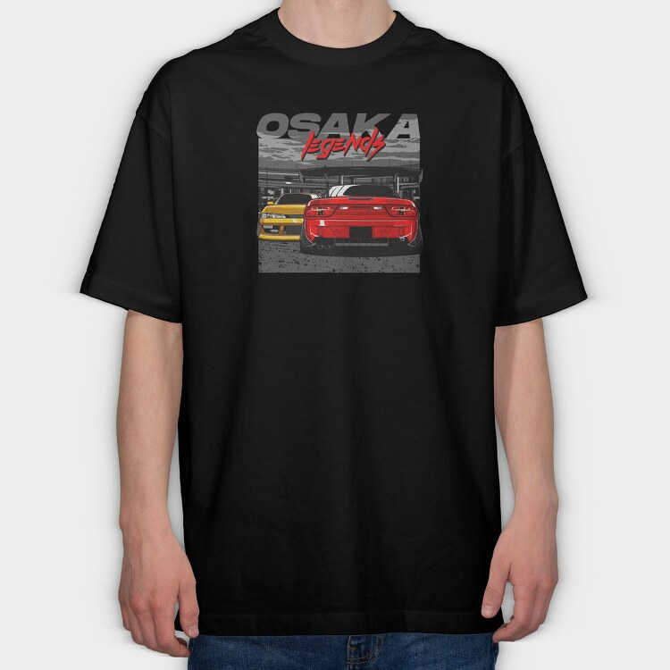 Osaka Legends, Tricou Oversize Barbati (Unisex)