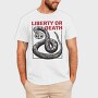 Liberty or Death Snake, Tricou Barbati (Unisex)