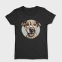 Joyful Dog Portrait, Tricou Femei