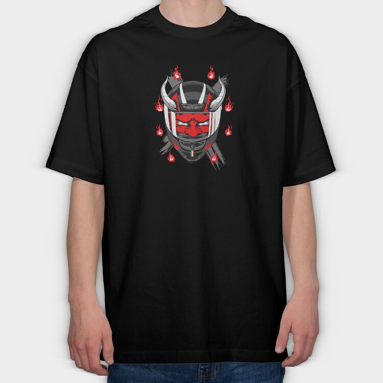 Oni Helmet, Tricou Oversize Barbati (Unisex)