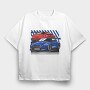 Pandem R35, Tricou Oversize Barbati (Unisex)