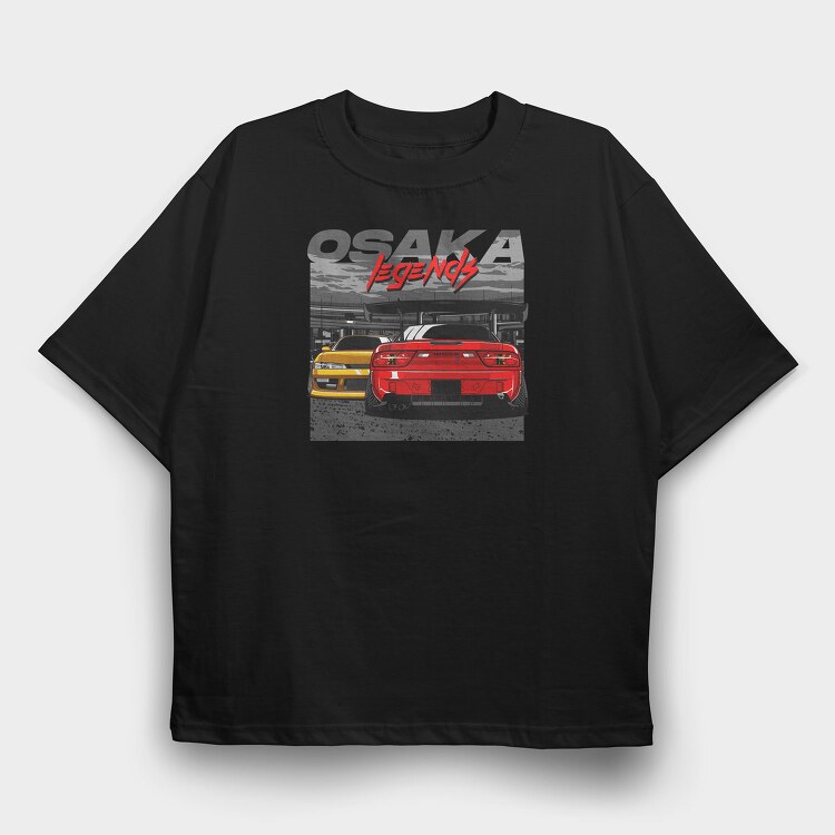 Osaka Legends, Tricou Oversize Barbati (Unisex)