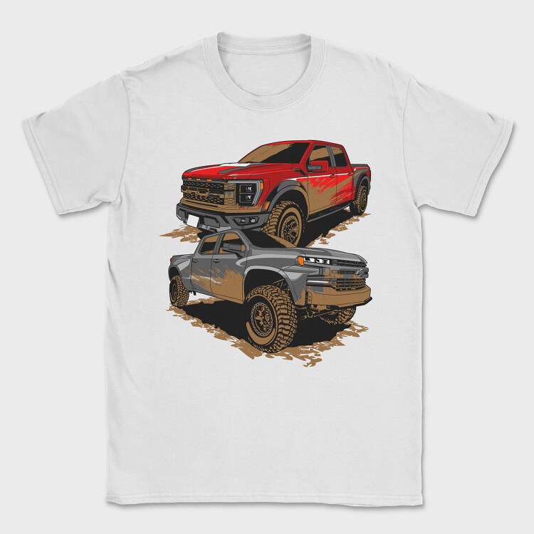 Offroad Truck, Tricou Barbati (Unisex)