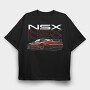 NSX, Tricou Oversize Barbati (Unisex)