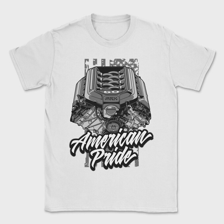 MUSTANG COYOTE ENGINE, Tricou Barbati (Unisex)