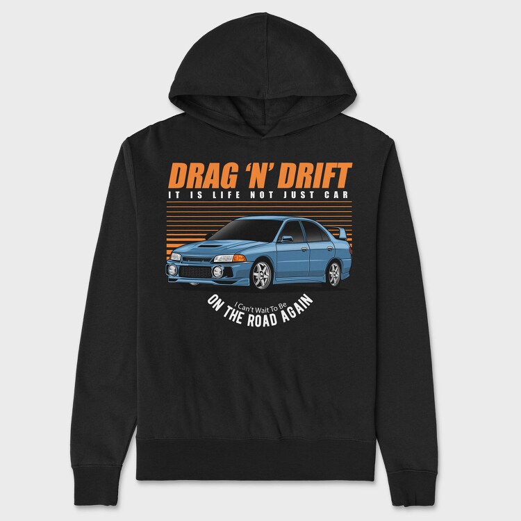 Mitsubishi Lancer Evolution, Hanorac Oversize Barbati (Unisex)