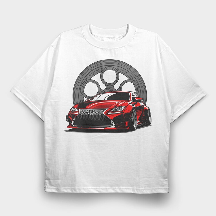 LEXUS, Tricou Oversize Barbati (Unisex)