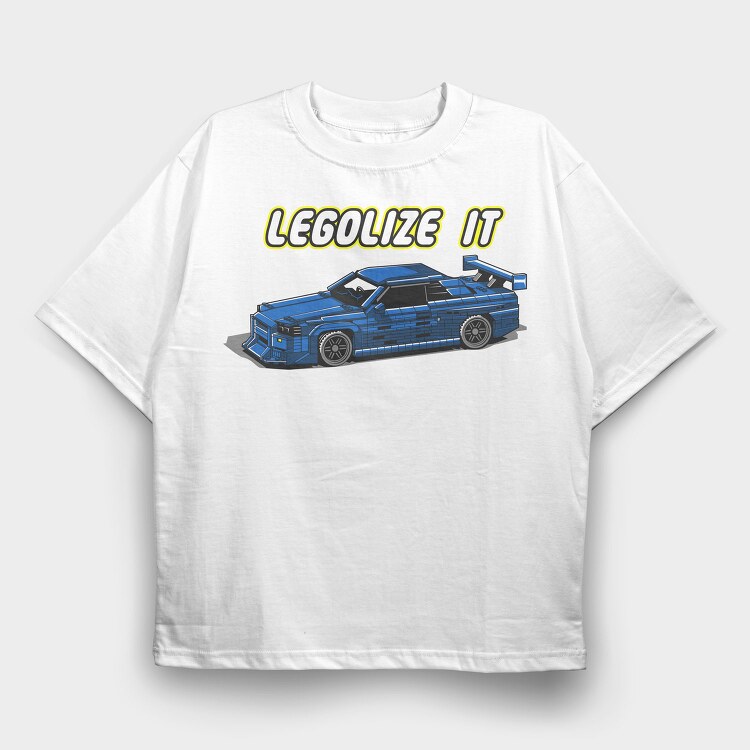 Legolize It, Tricou Oversize Barbati (Unisex)
