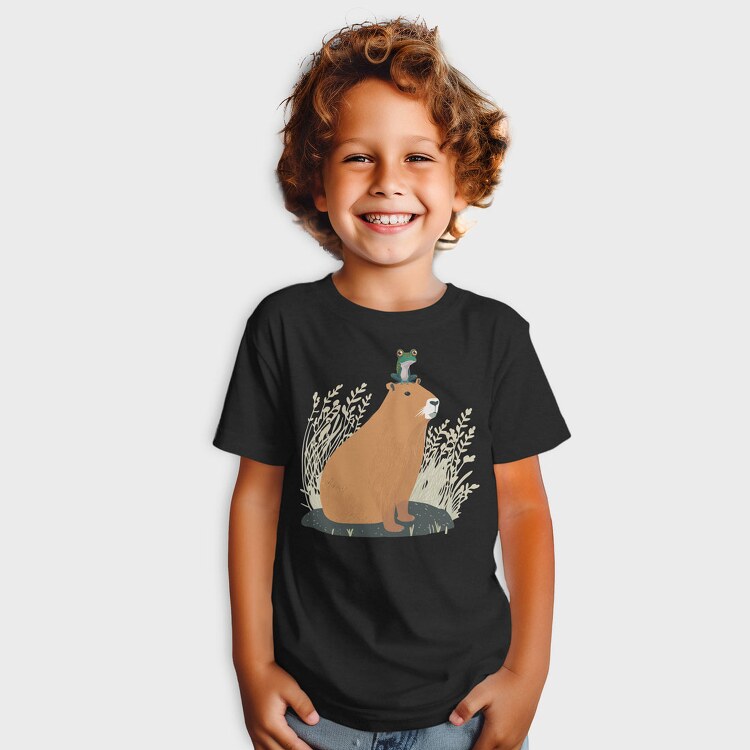 Capybara and Frog, Tricou Copii