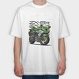 Kawazaki ZX6R, Tricou Oversize Barbati (Unisex)