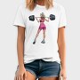 Girl Lifting Weights, Tricou Barbati (Unisex)