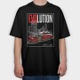 Lancer Evo X 2, Tricou Oversize Barbati (Unisex)