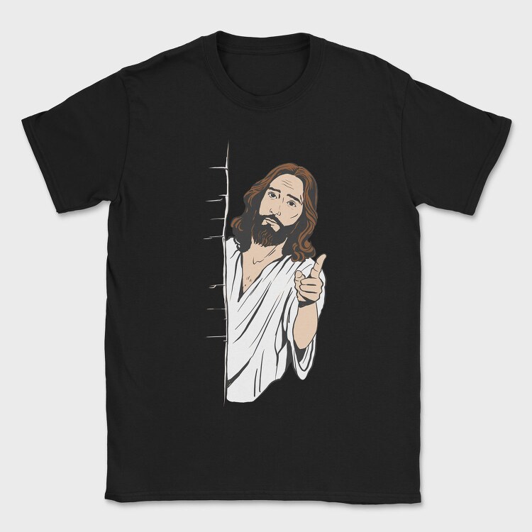 Jesus Judging Religion, Tricou Barbati (Unisex)