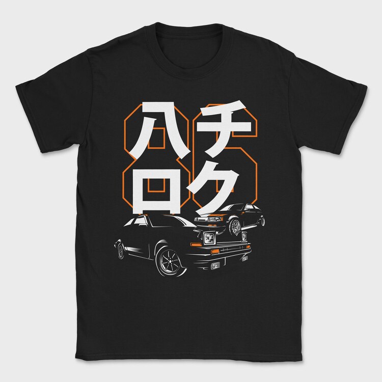 HACHIROKU, Tricou Barbati (Unisex)