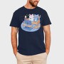 Cute Cats Video Games Anime, Tricou Barbati (Unisex)