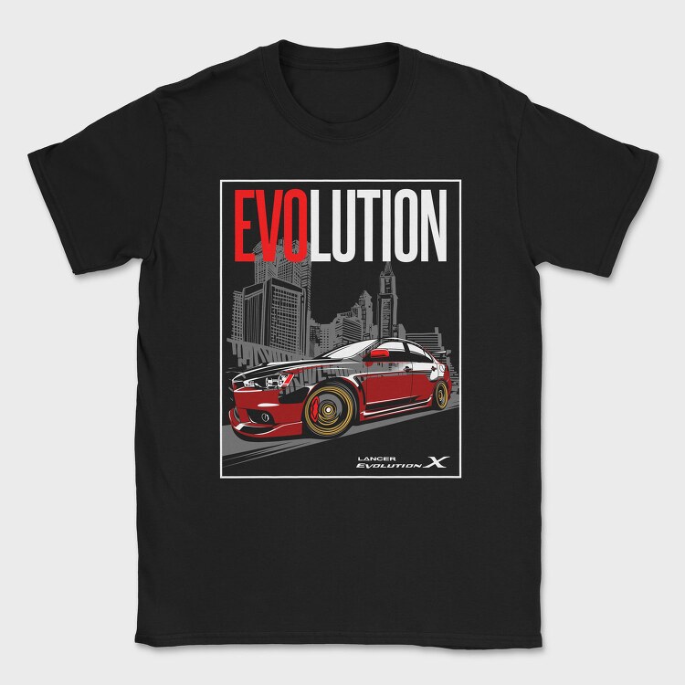 Lancer Evo X 2, Tricou Barbati (Unisex)