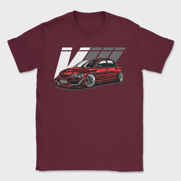 LANCER EVO VIII, Tricou Barbati (Unisex)