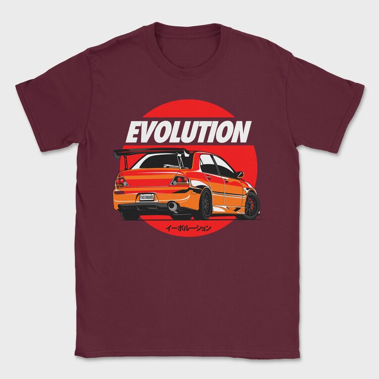 Lancer Evo 9, Tricou Barbati (Unisex)