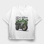 Kawazaki ZX6R, Tricou Oversize Barbati (Unisex)