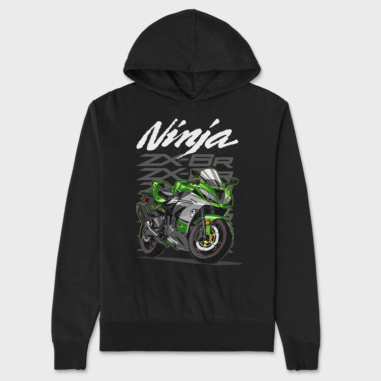 Kawazaki ZX6R, Hanorac Oversize Barbati (Unisex)