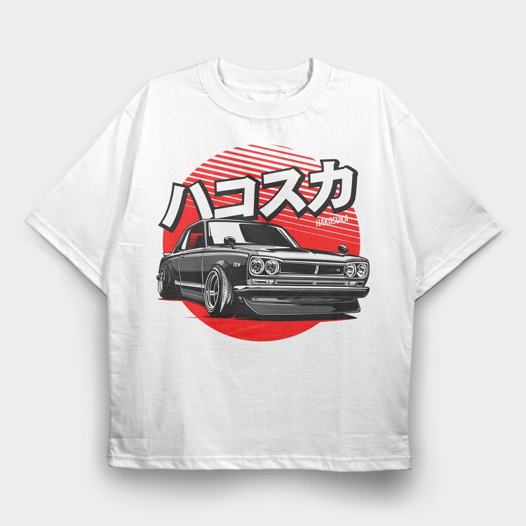 HAKOSUKA, Tricou Oversize Barbati (Unisex)