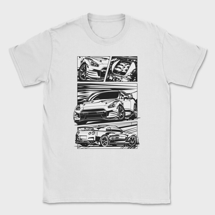 Gtr R35, Tricou Barbati (Unisex)