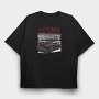 GTR R35 Back, Tricou Oversize Barbati (Unisex)