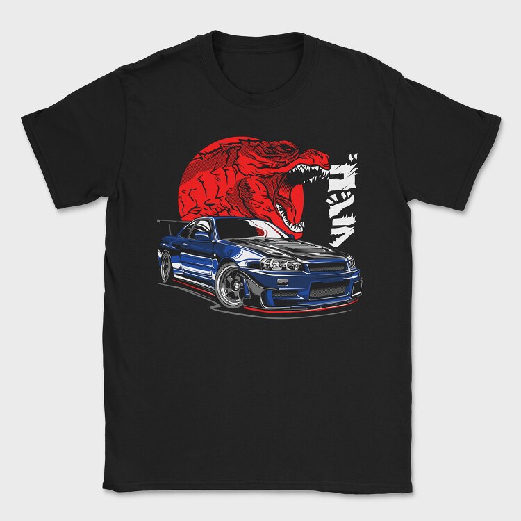GTR R34, Tricou Barbati (Unisex)