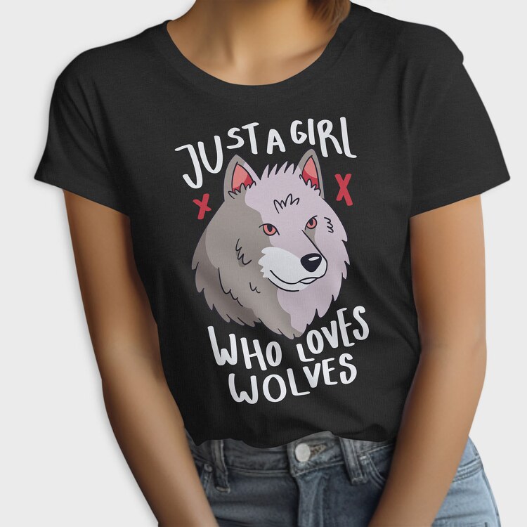 Girl Who Loves Wolves, Tricou Femei