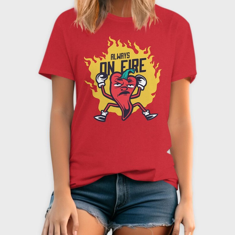 Chilli Angry, Tricou Barbati (Unisex)