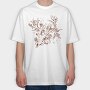 Deer Skull Nature, Tricou Oversize Barbati (Unisex)