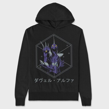 Ultra Hero Emblem, Hanorac Oversize Barbati (Unisex)