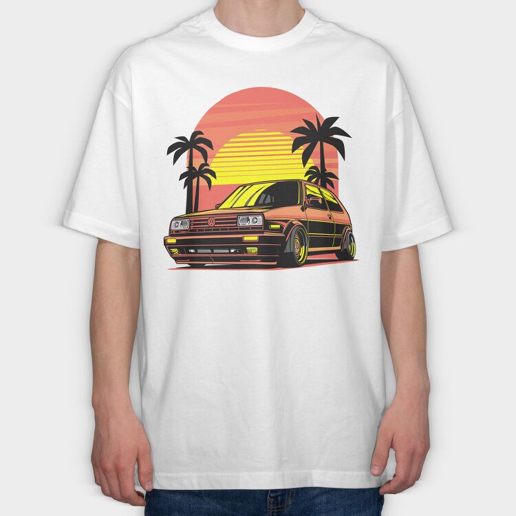 Golf MK3, Tricou Oversize Barbati (Unisex)