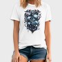 Skulls and Boy, Tricou Barbati (Unisex)