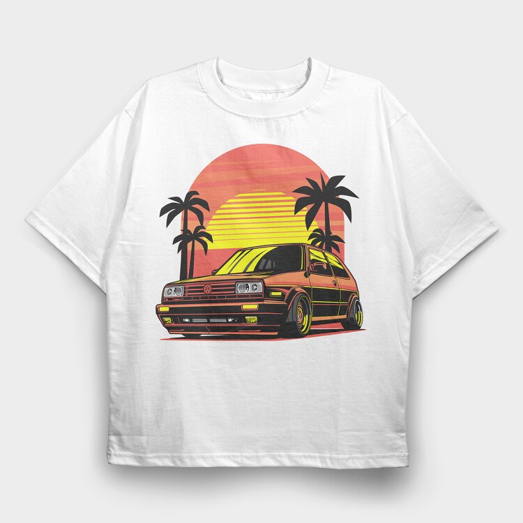 Golf MK3, Tricou Oversize Barbati (Unisex)
