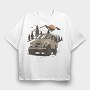 fj40, Tricou Oversize Barbati (Unisex)