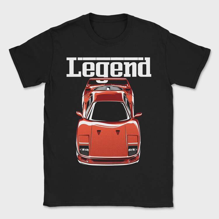 Ferrari F40, Tricou Barbati (Unisex)