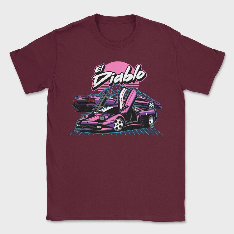 El Diablo, Tricou Barbati (Unisex)