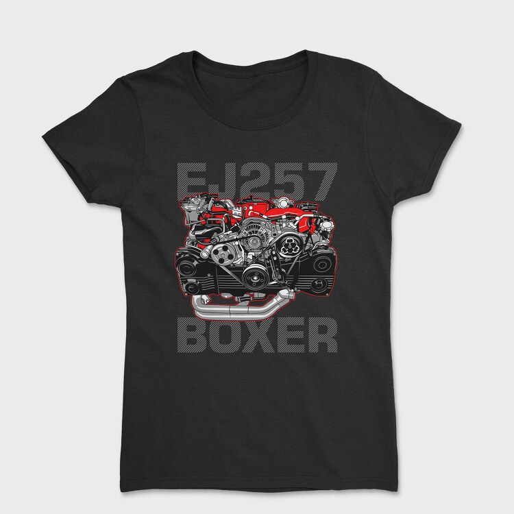 EJ257 BOXER, Tricou Femei