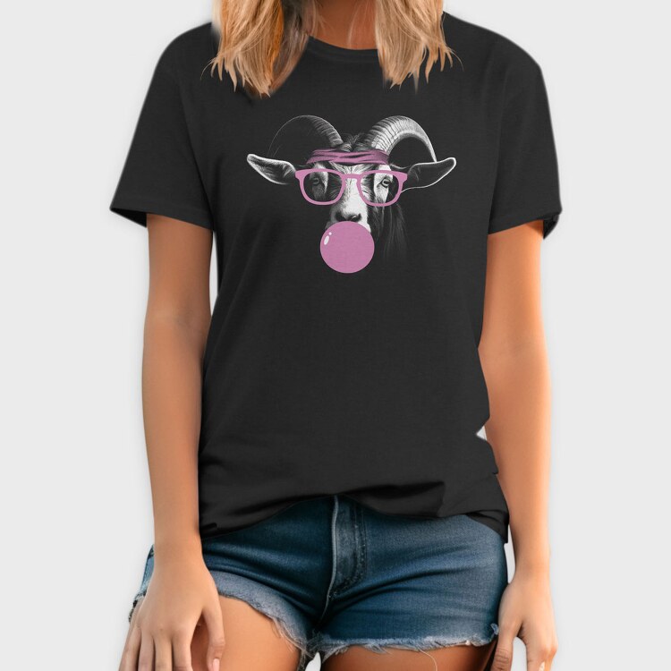 Goat Monochrome Bubblegum, Tricou Barbati (Unisex)