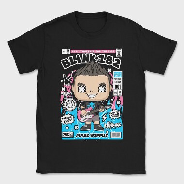 Blink182 Pop Vinyl, Tricou Barbati (Unisex)