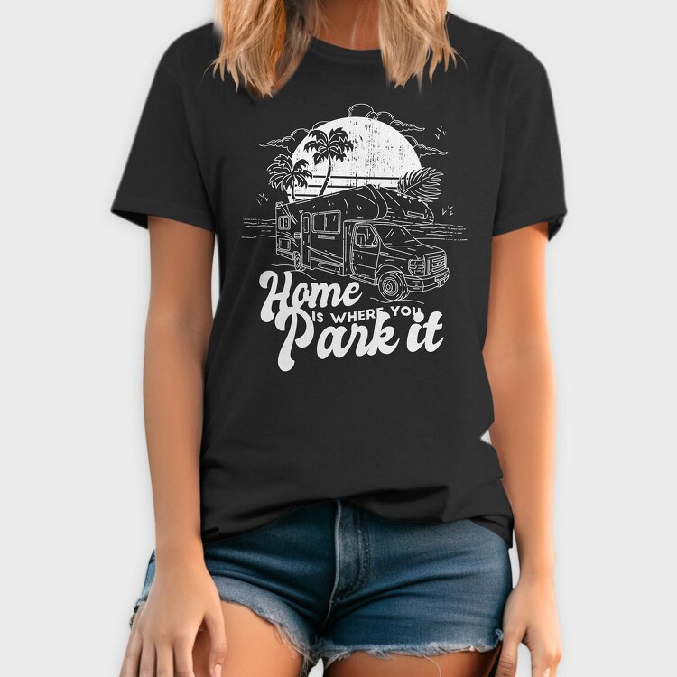 Camper Van Beach, Tricou Barbati (Unisex)